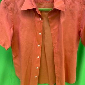 Beautiful papaya summer mens Paul smith  shirt